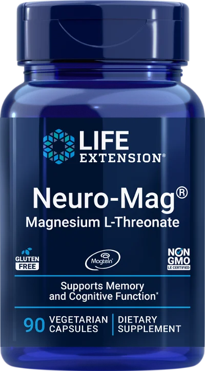 Neuro-Mag® Magnesium L-Threonate, 90 caps. Save 5% with code 60226295