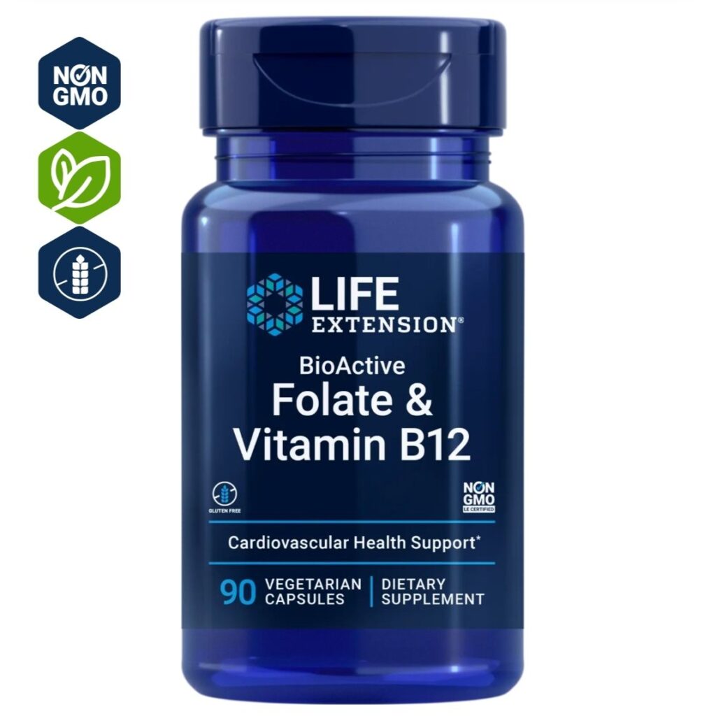 BioActive Folate & Vitamin B12 from Life Extension Europe. 5% discount with code 60226295