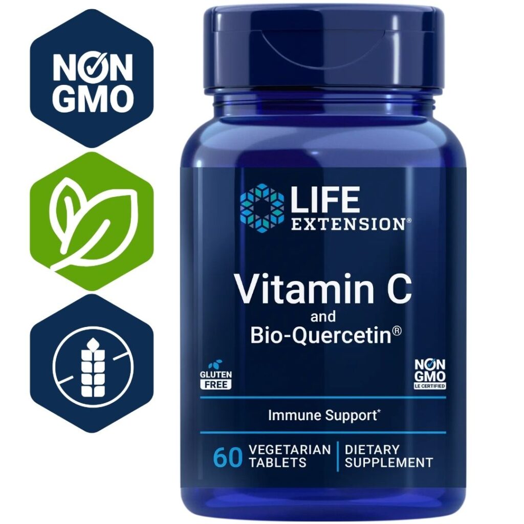 Vitamin C and Bio-Quercetin from Life Extension Europe. 5% discount with coupon code 60226295