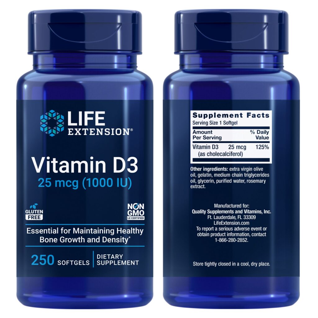 Vitamin D3, 250 softgels from Life Extension Europe
